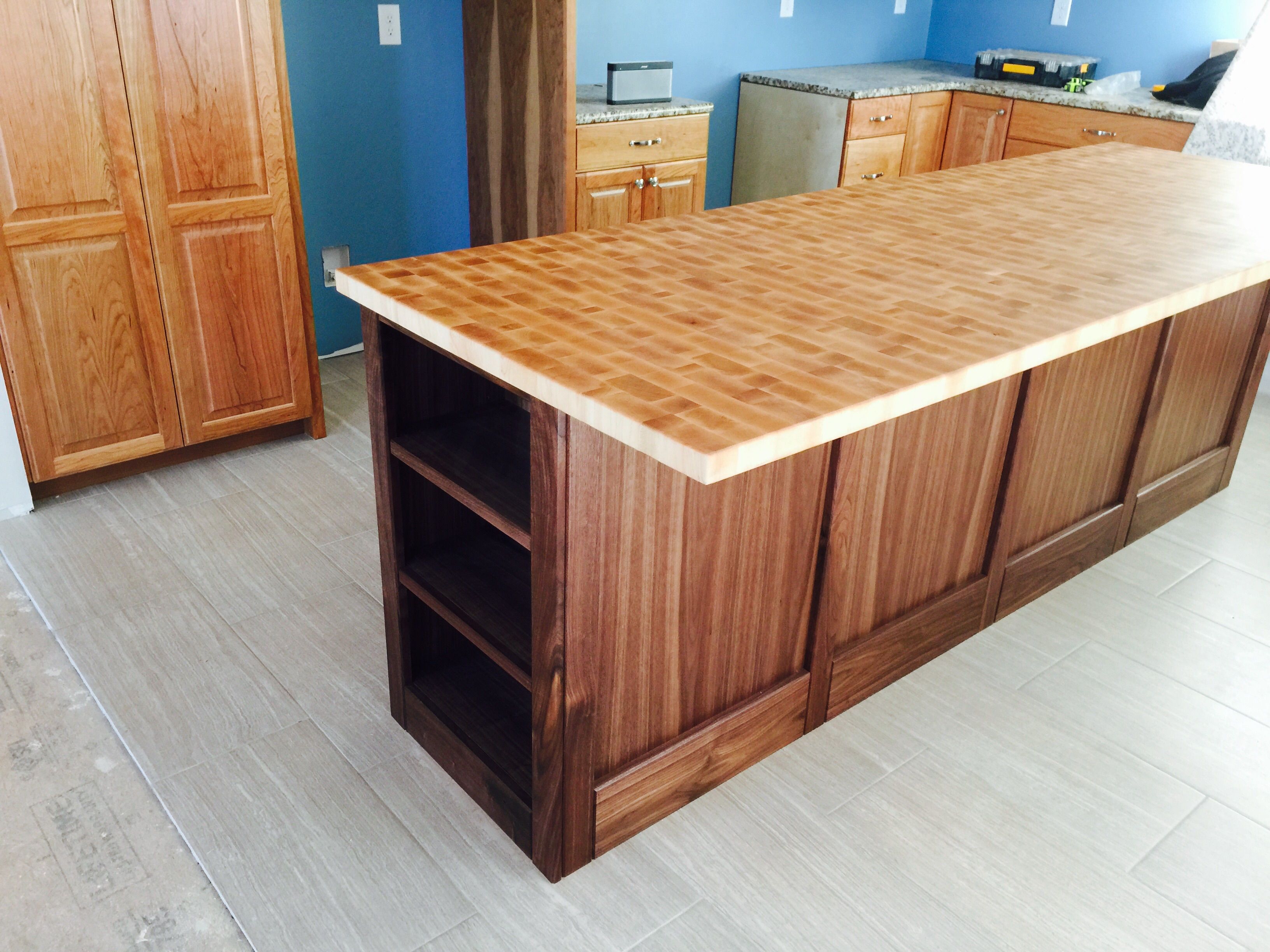 made in thailand butcher block kitchen table
