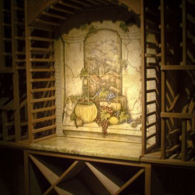 Custom Made Wine Cellar Mural