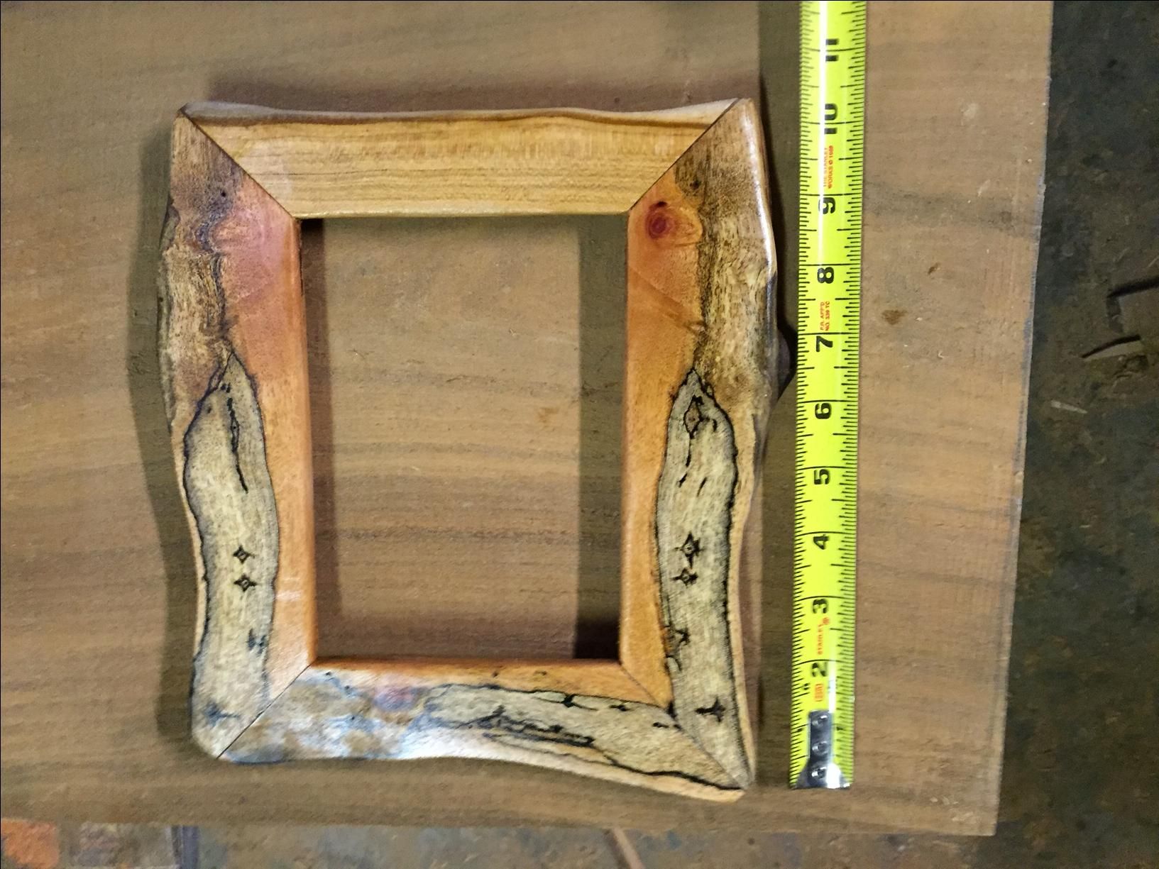 Hand Made Live Edge Picture Frames From Exotic Woods.... by Bear Clan