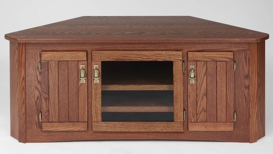 Hand Crafted Solid Wood Tv Stand Mission Oak Plasma Lcd ...