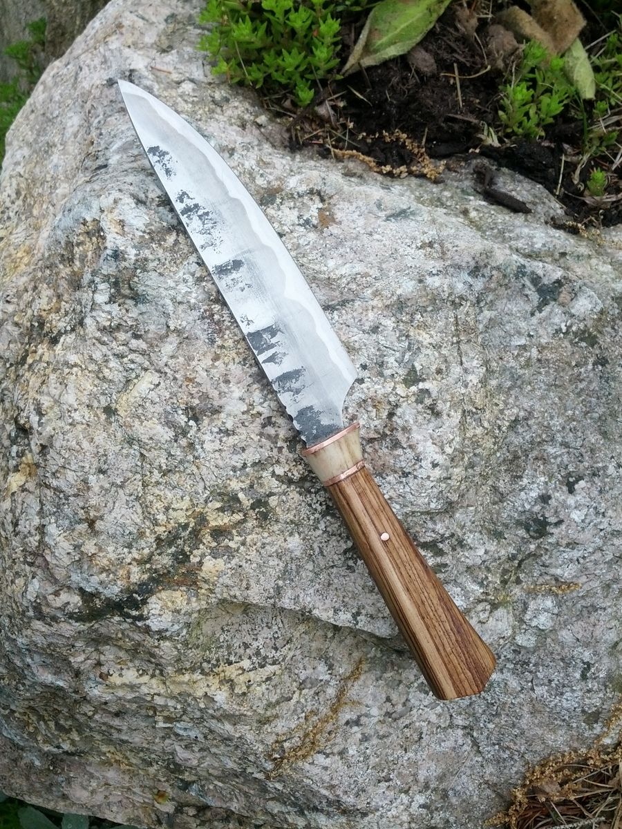 Hand Made Kitchen Knife by Theo Rock Nazz