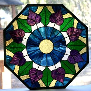 Gallery Glass, Hexagon 3 Piece Surface Perfect for Stained Glass DIY Arts and Crafts, 19769