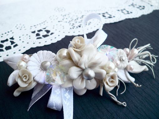 Custom Made Beautiful Bridal Hairpiece - Unique And One Of A Kind - Beautifully Packaged