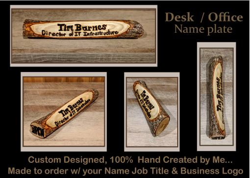 Custom Made Desk Name Plate  - Office Name Plate -  Office Gift, Employee Gifts, Company Gifts, Retirement Gift