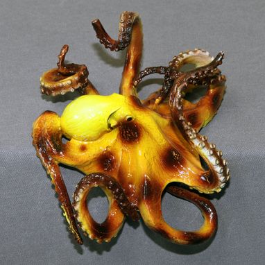 Custom Made Bronze Octopus "Olympus Octopus" Figurine Statue Sculpture Aquatic Limited Edition Signed Numbered