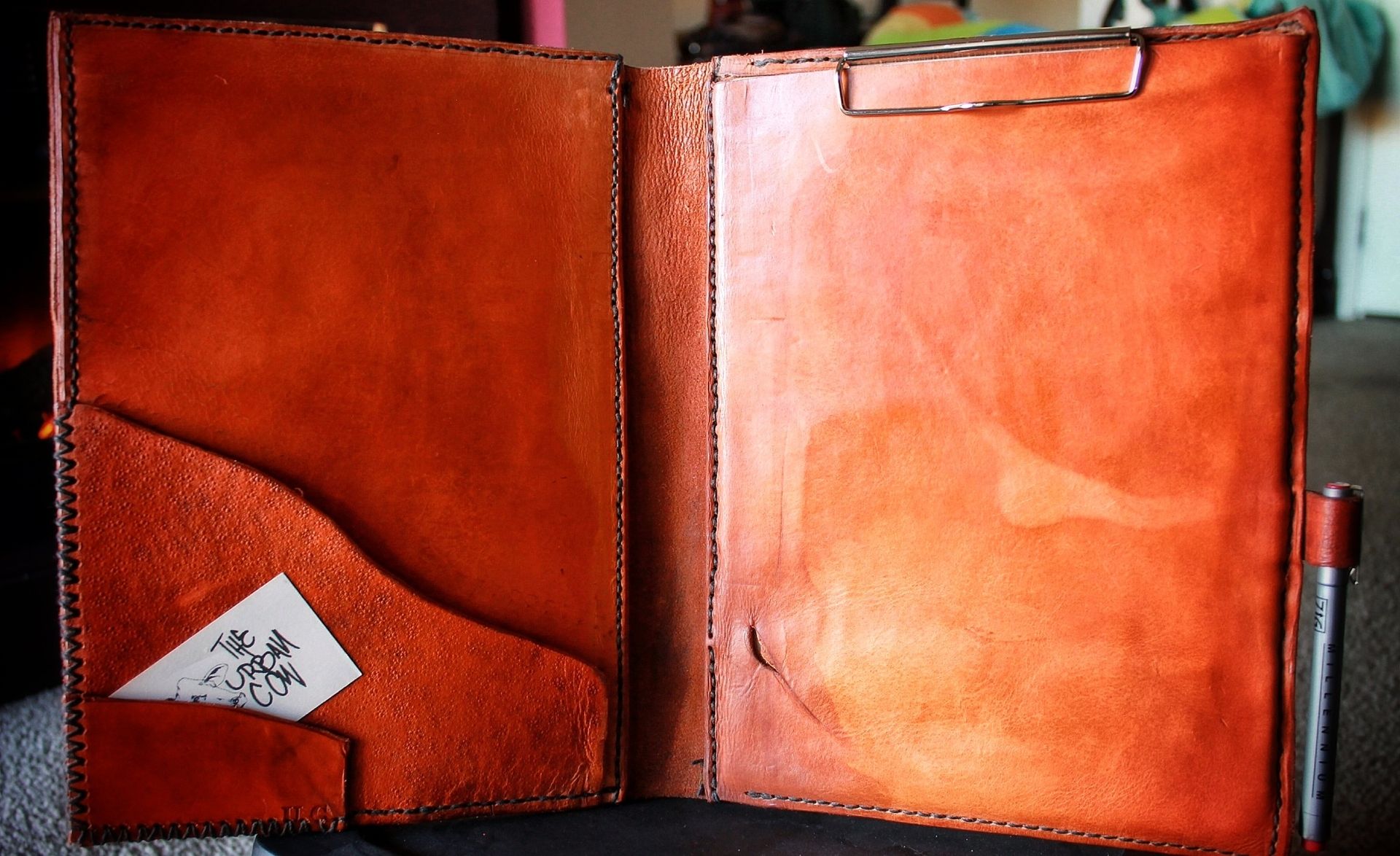 Hand Made Custom Notepad Cover by The Urban Cow