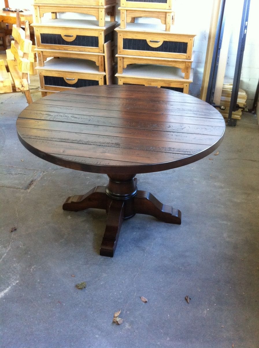 Custom Round Tuscan Dining Table by JB Madison Furniture Company ...