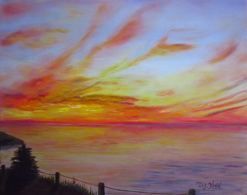 Custom Made Sunset I - Oil Painting