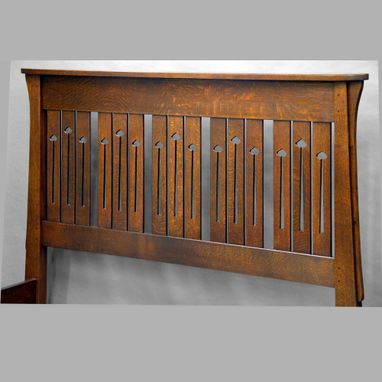 Custom Made Mackintosh Keyhole Queen Bed