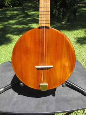 Custom Made 5 String Wood Top Banjourine