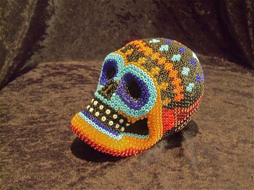 Custom Made Beaded Skull - Diamond Head