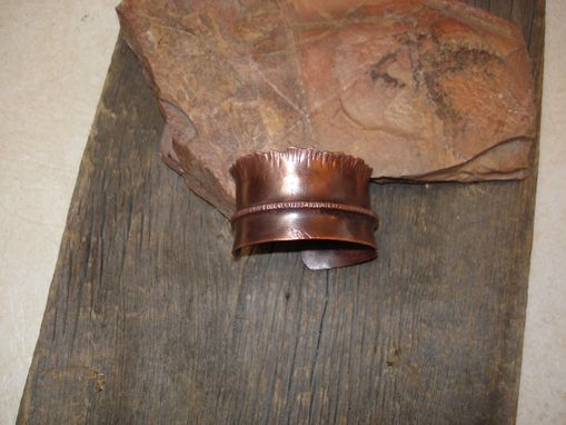 Custom Made Foldformed Copper Cuff
