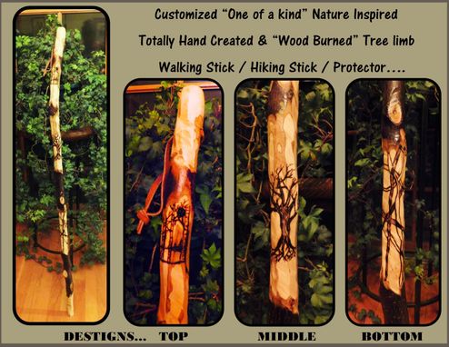 Custom Made Child, Kids, Hiking Stick, Walking Stick, Personalized