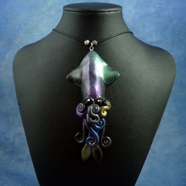 Custom Made Space Squid Necklaces