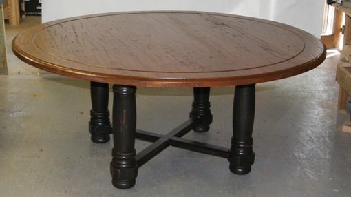 Custom Made 72" Round Table