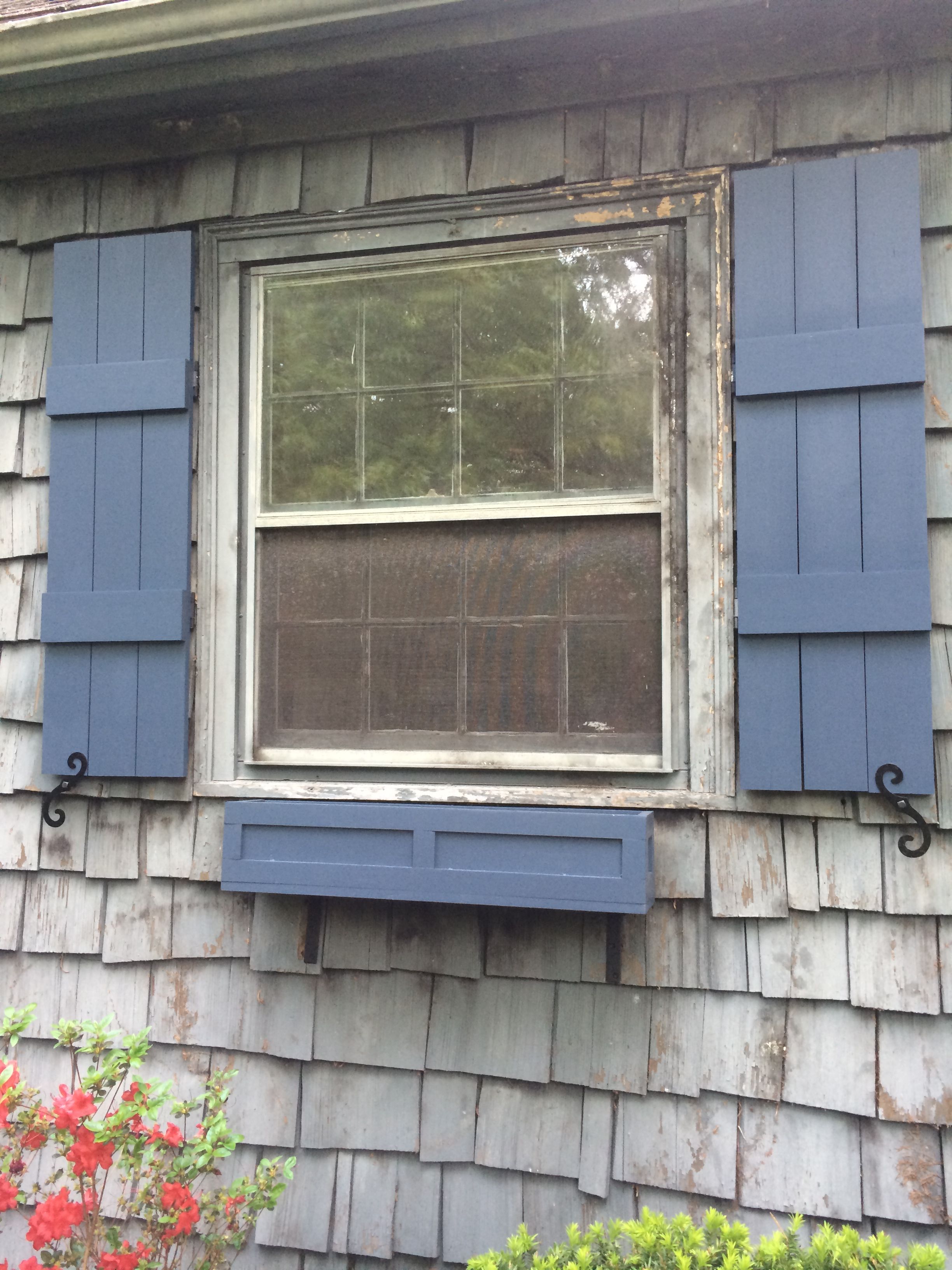 Custom Made Board & Batten Shutters by Snhwoodworks