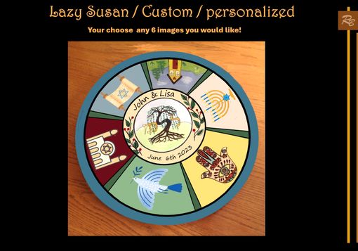Custom Made Lazy Susan, Coffee Lover, Gift, Personalized, Contact Rose 609 864-8210