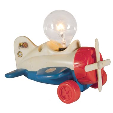Custom Made Vintage Toy Airplane Mini Lamp