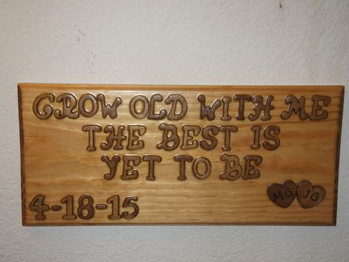 Custom Made Personalized Wooden Plaque