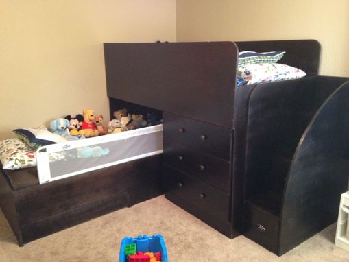 Custom Made 2 Twin Beds With Extra Storage