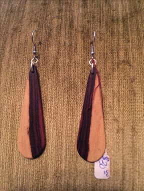 Custom Made Custom Wood Earrings!