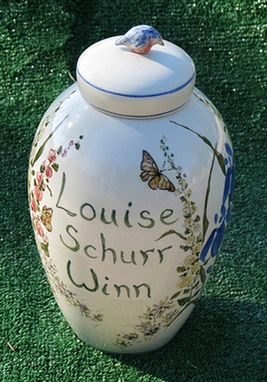 Custom Made Hand Painted Cremation Urns