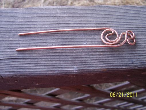 Custom Made "Serendipity" Copper Hair Fork