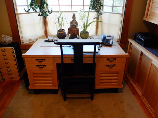 Custom Made Tansu Style Desk.