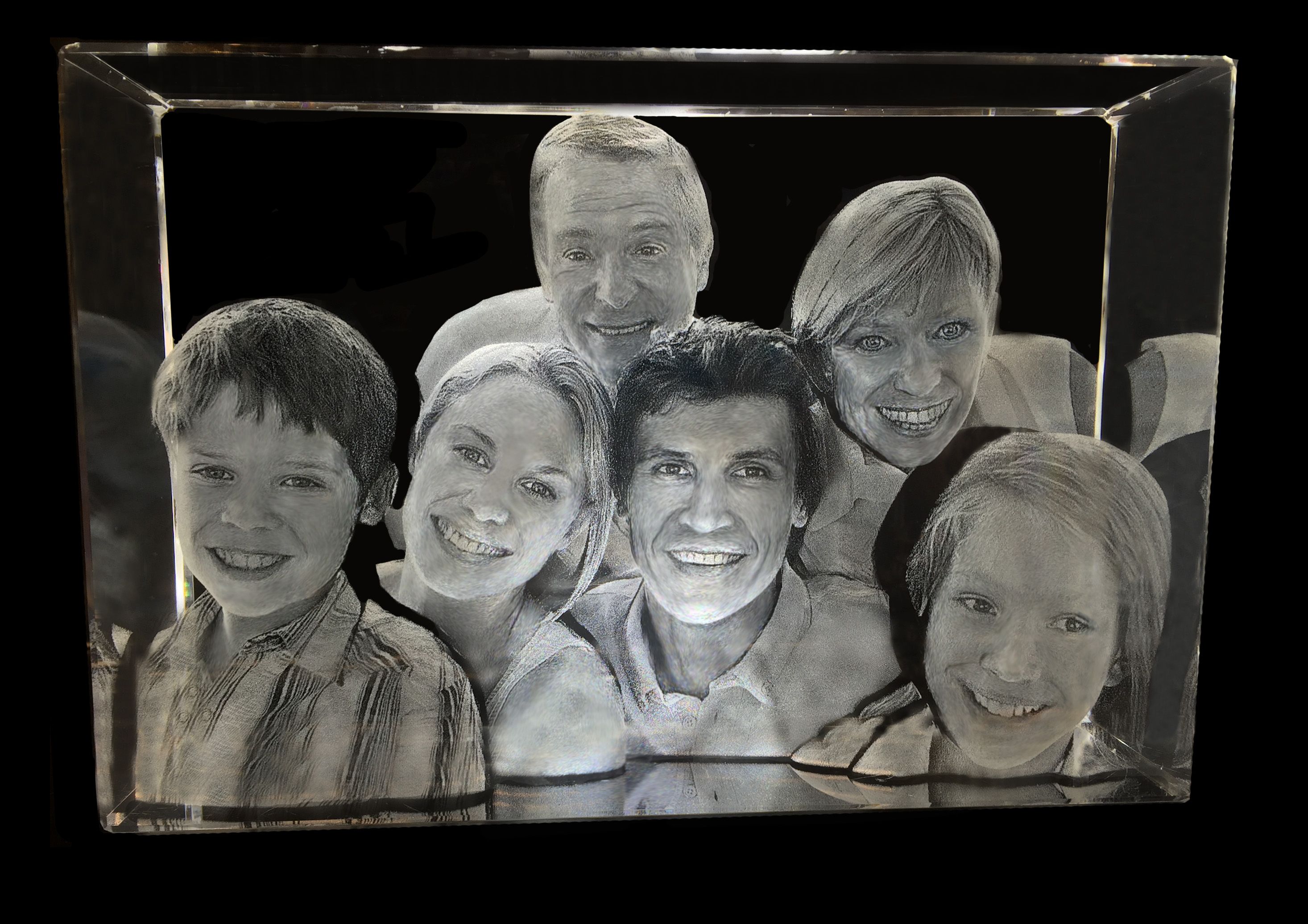 Buy Custom Crystallized 3d Portrait Crystal, made to order from