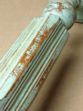 Custom Made Sample - Distressed Wood Candlestick