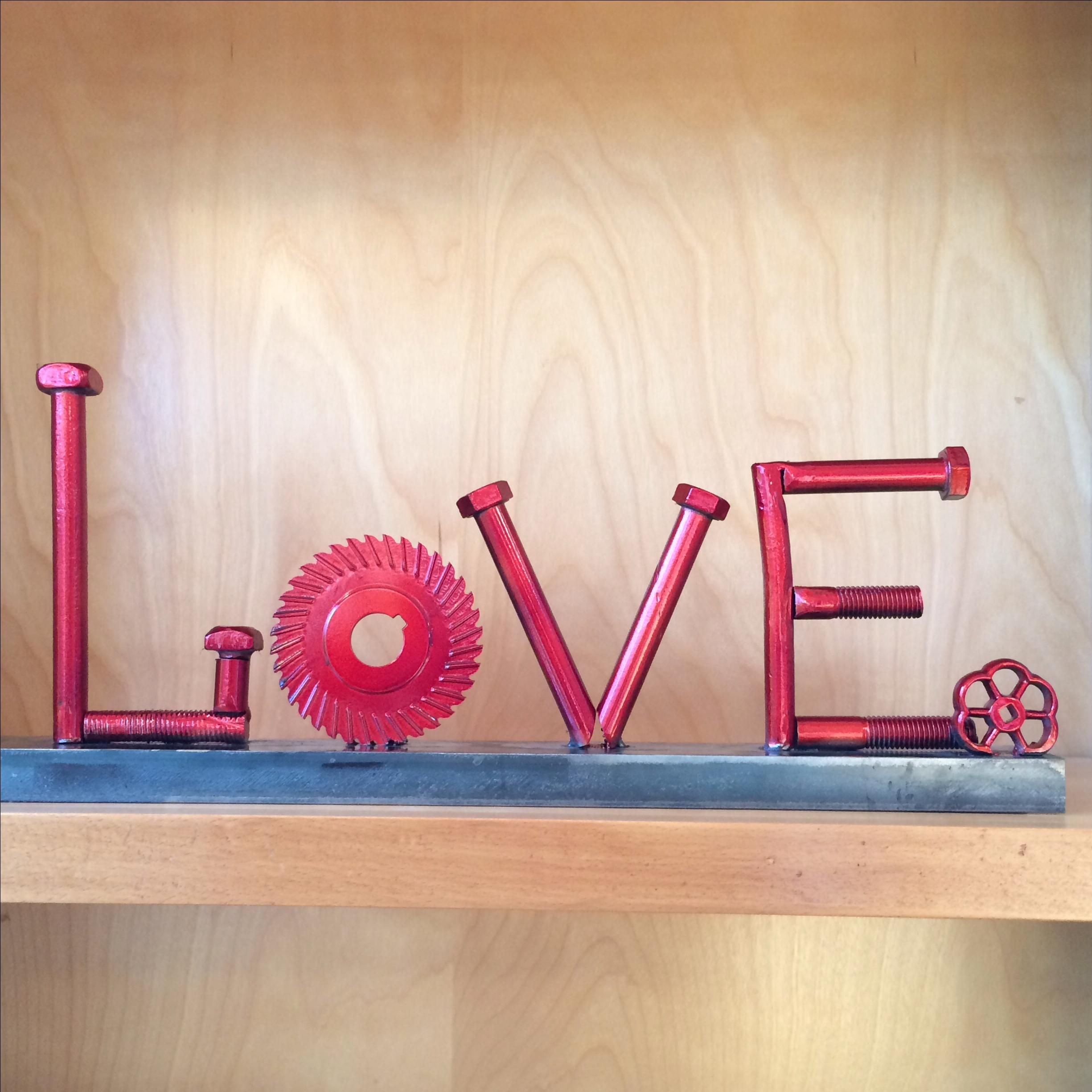 Buy Hand Crafted Love A Valentine Sculpture, made to order from