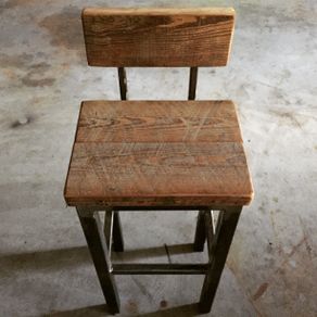 Reclaimed Wood Bar Stools Barnwood Barstools Custommade Custom Stools Steel And Reclaimed Wood