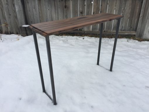 Custom Made Walnut Accent Table