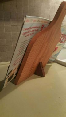 Custom Made Cutting Board / Cookbook Stand / Tablets, Ipad  Compatible  !