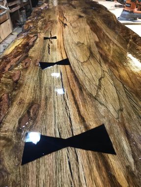 Custom Made Exotic Wood Bar Tops, Live Edge And Hand Crafted