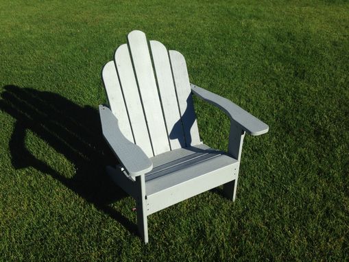 Custom Made Painted Adirodack Chairs & Out Door Tables