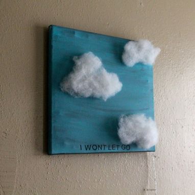 Custom Made Clouds In The Sky! Light Up Canvas Painting