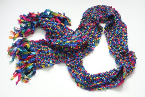 Custom Made Rainbow Ribbon Scarf