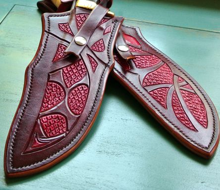 Custom Made The Drago Series - Custom Leather Knife Sheaths