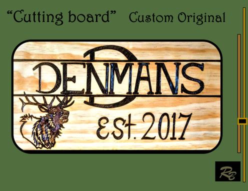 Custom Made Cutting Board, Custom, Charcuterie Board, Hand Created Designs, No Machines Used