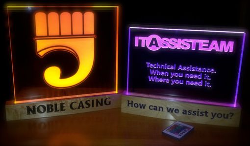 Custom Made Itassisteam Desktop L E D Sign