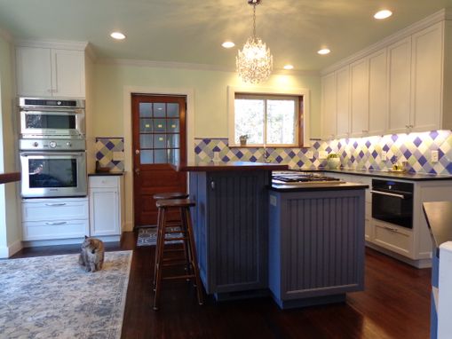 Custom Made Painted Transitional Kitchen