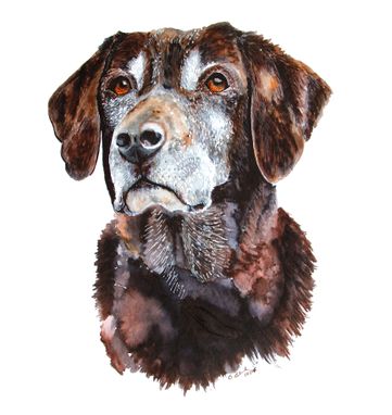 Custom Made Custom Pet Print - Original Watercolor Illustration