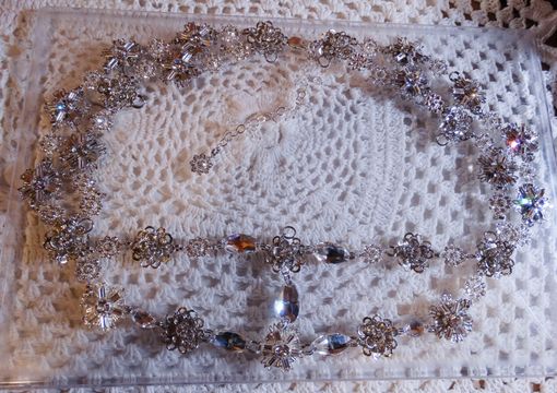 Custom Made Swarovski Crystal Bridal Headpiece - Weddings, Special Occasions