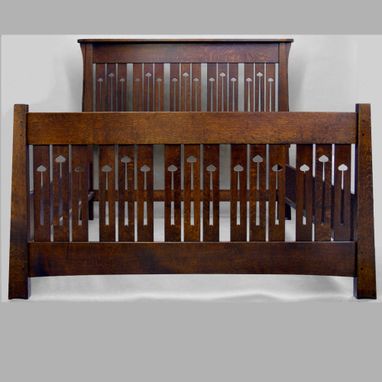 Custom Made Mackintosh Keyhole Queen Bed