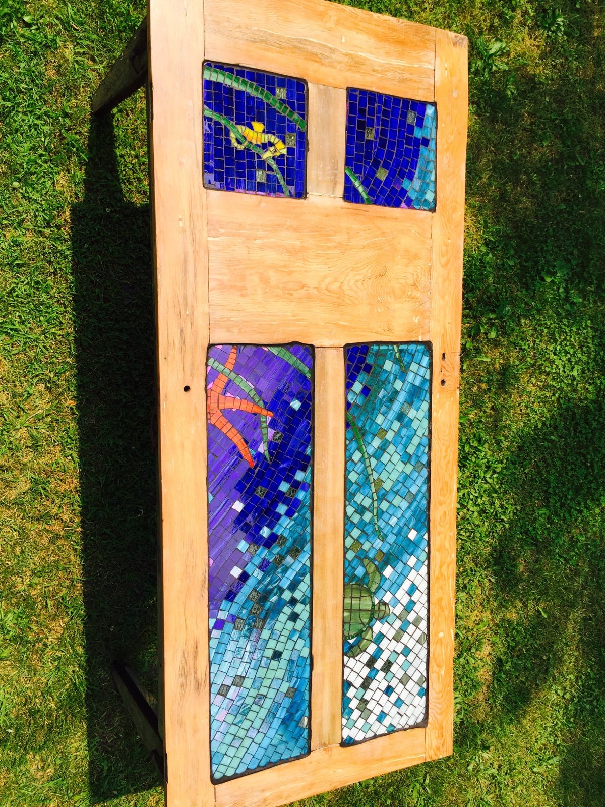 Buy Custom Stained Glass Dining Table, made to order from H&H Enterprise