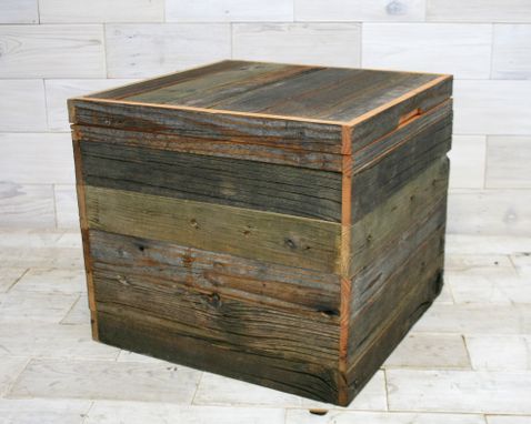 Custom Made Barn Wood Strongbox
