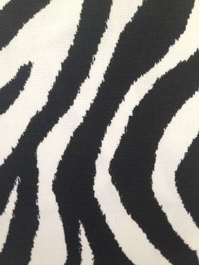 Custom Made Zebra Print Cotton Pillow Cover