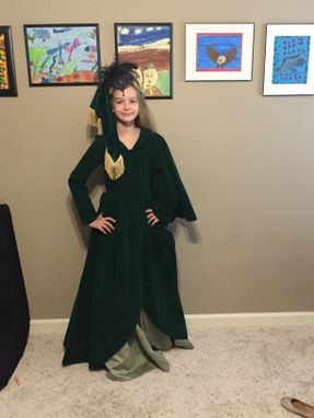 Custom Made Scarlet O'Hara Drapery Dress Halloween Costume For Girls