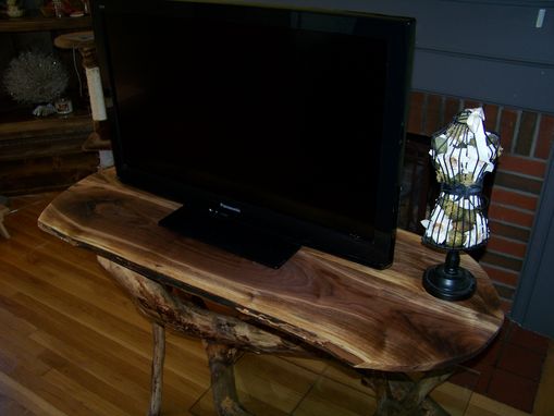 Custom Made Drift Wood Tv Stand